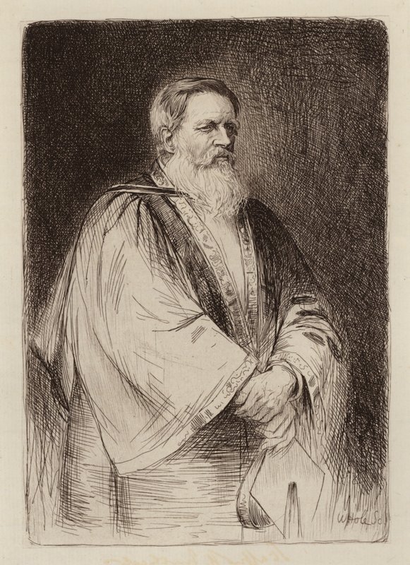Sir Stafford Henry Northcote, Lord Rector - William Brassey (after) Hole