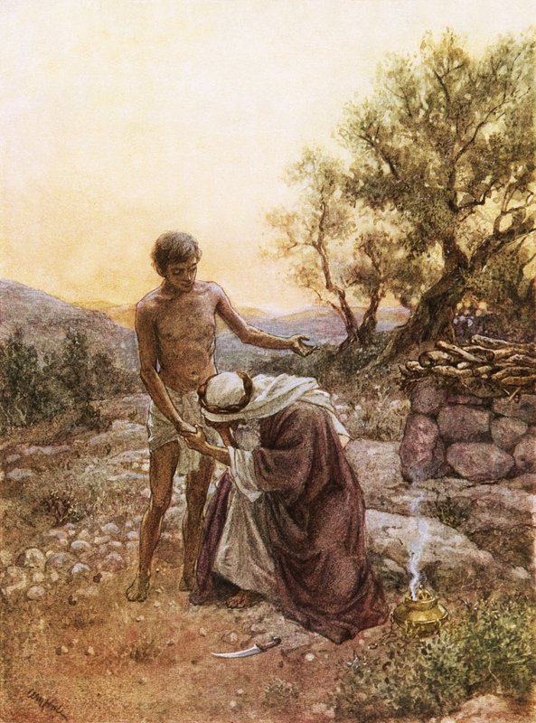 Abraham et Isaac au mont Moriah - William Brassey Hole