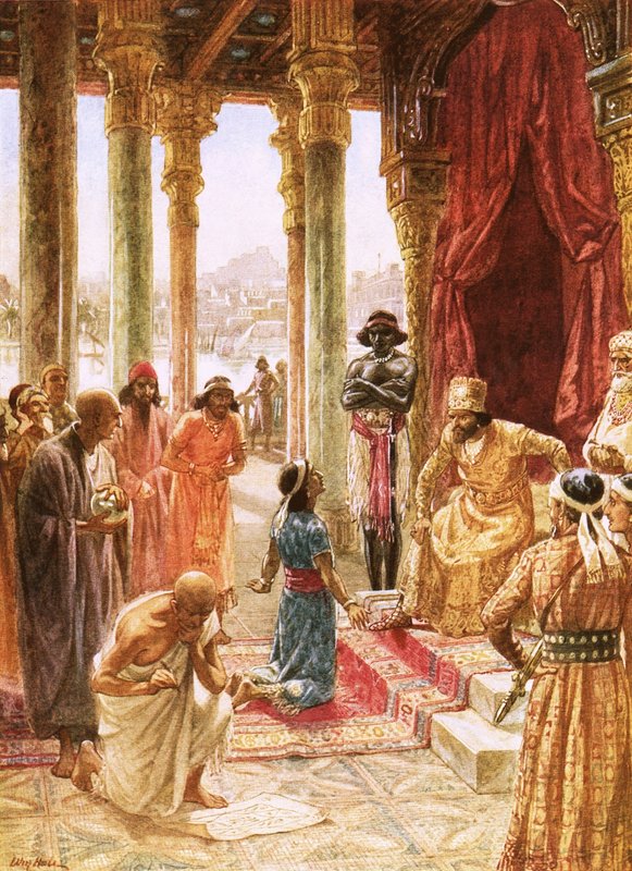 Daniel interprète le rêve de Nabuchodonosor - William Brassey Hole