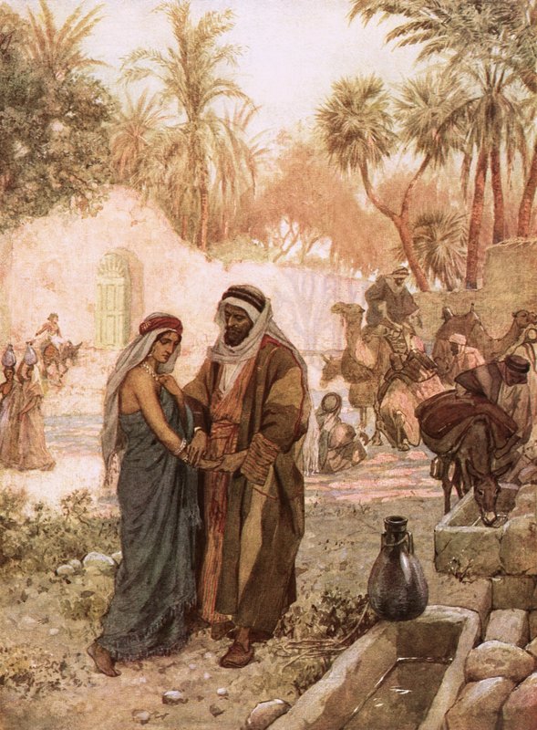 Éliézer et Rébecca - William Brassey Hole