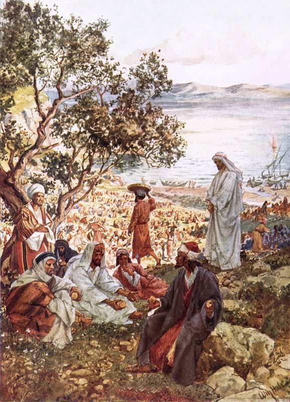 La Multiplication des pains - William Brassey Hole