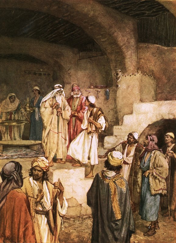 Samuel oint David au milieu de ses frères - William Brassey Hole