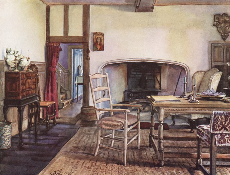 Décoration intérieure : Un hall blanc - William Bruce Ellis Ranken