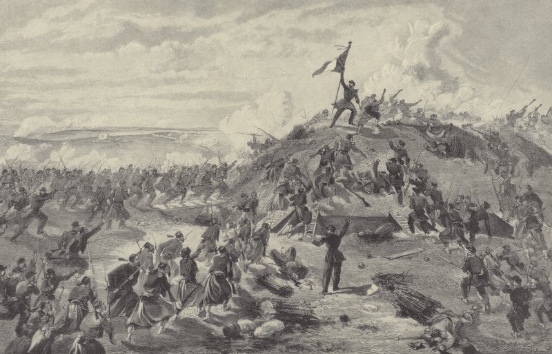 Capture de la redoute de Malakoff par les Français, siège de Sébastopol, 8 septembre 1855 - William Crimea Simpson