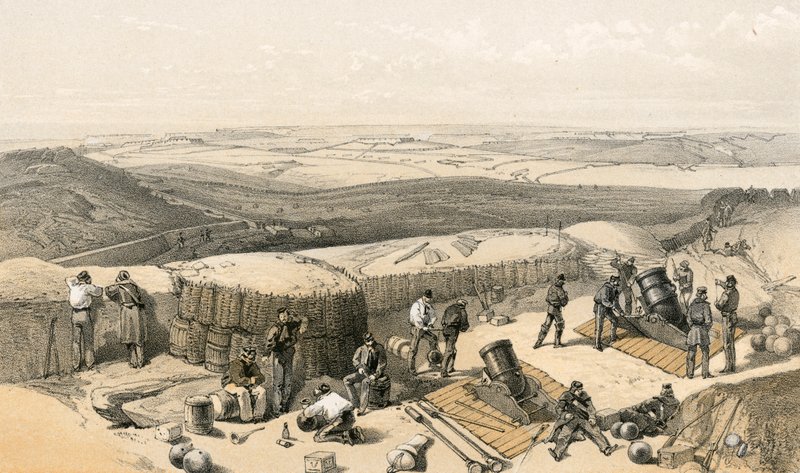 Les nouveaux travaux au siège de Sébastopol sur l