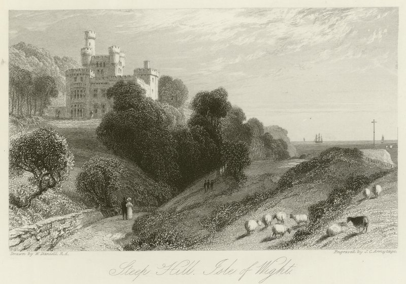 Colline escarpée - William Daniell