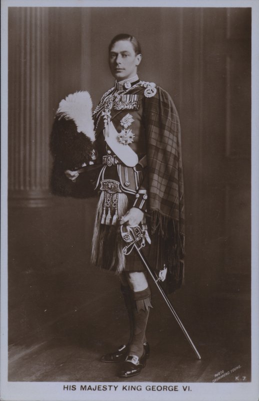Sa Majesté le Roi George VI (photo n/b) - William Drummond Young
