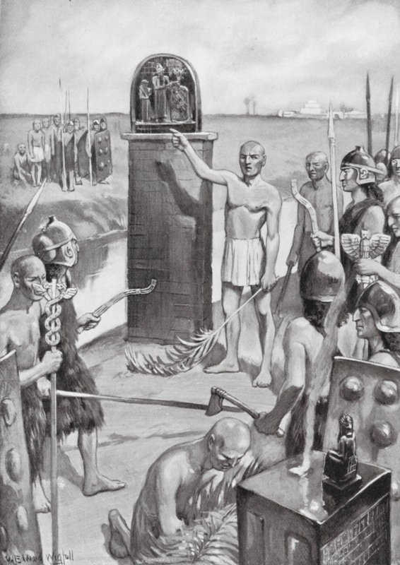 Délimitation de la frontière de Lagash - William Edward (after) Wigfull