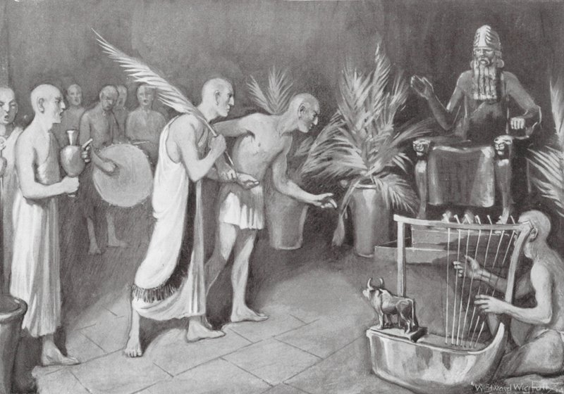 Le culte de Ningirsu - William Edward (after) Wigfull