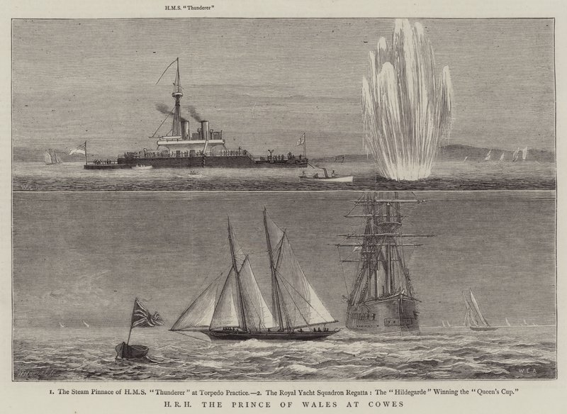 SAR le Prince de Galles à Cowes - William Edward Atkins