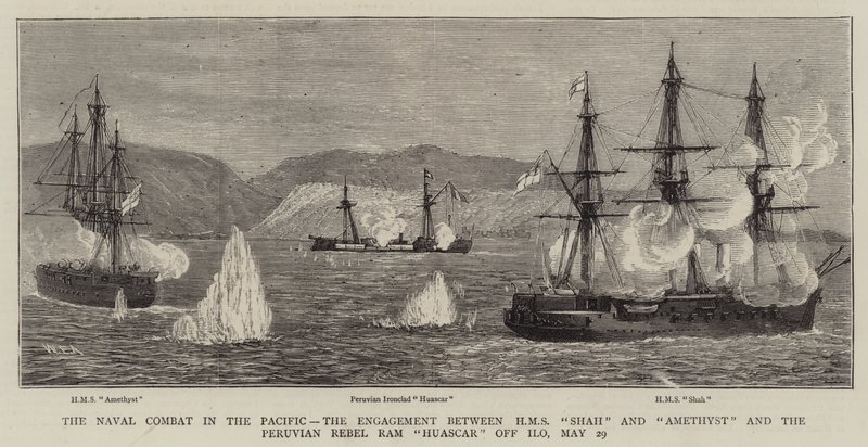 Le combat naval dans le Pacifique, l