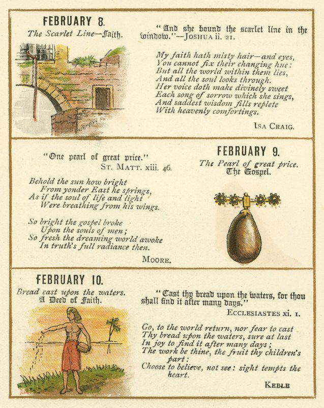 Page du livre anniversaire de la Bible Emblem - William Foster