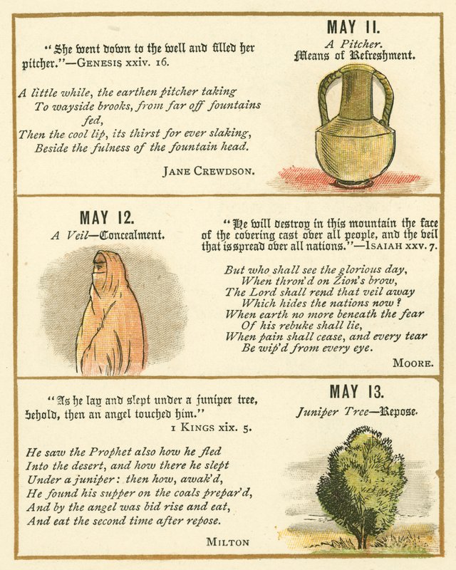 Page du Livre Anniversaire des Emblèmes Bibliques - William Foster