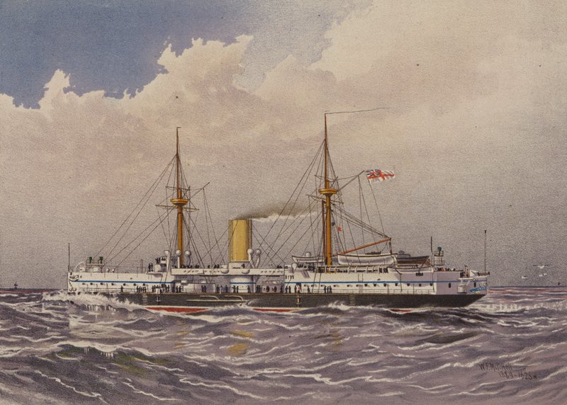 HMS Colossus, cuirassé de 1ère classe - William Frederick Mitchell
