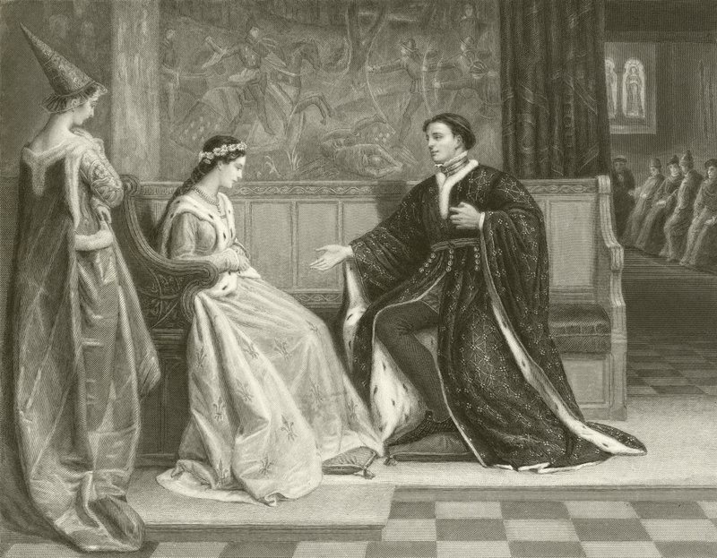 La cour de Henri V - William Frederick Yeames