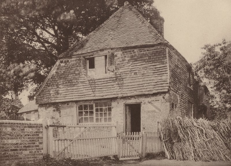 Cottage au coin du cimetière, Hellingley, Sussex - William Galsworthy Davie
