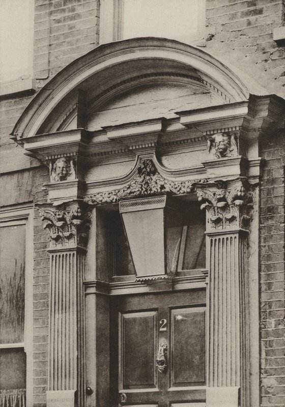 Porte, Great St Helens, Londres (photo n/b) - William Galsworthy Davie