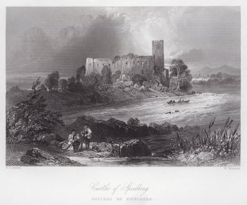 Château de Spielberg - William H. Bartlett