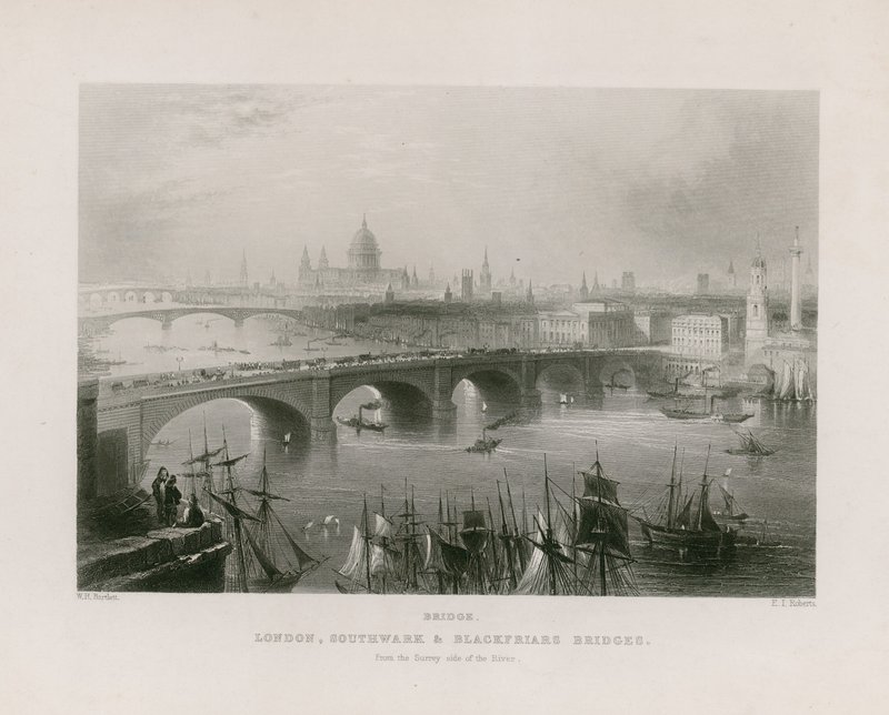 Vue générale de Londres - William H. Bartlett