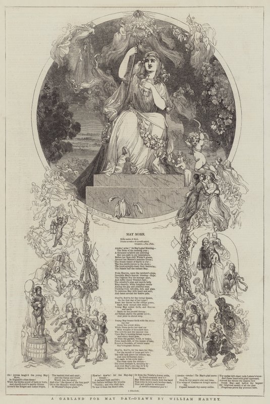 Une guirlande pour le 1er mai - William Harvey