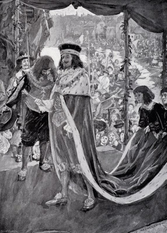 Le progrès du roi Charles Ier vers l