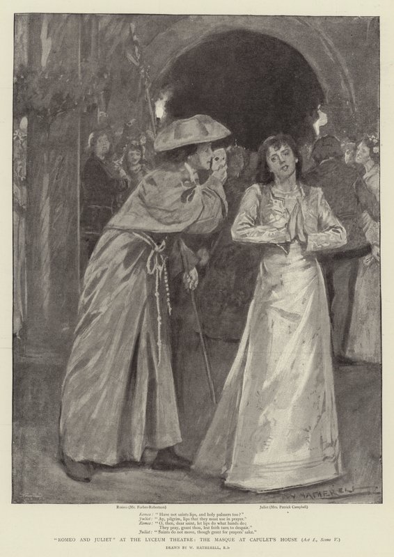 Roméo et Juliette au Lyceum Theatre, le Masque chez Capulet, Acte I, Scène V - William Hatherell