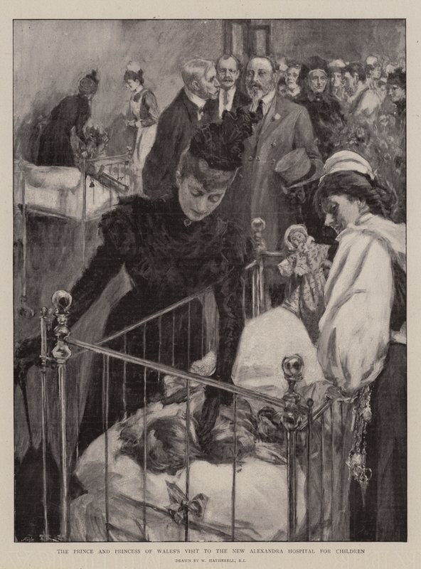 Visite du Prince et de la Princesse de Galles au nouvel hôpital Alexandra pour enfants - William Hatherell