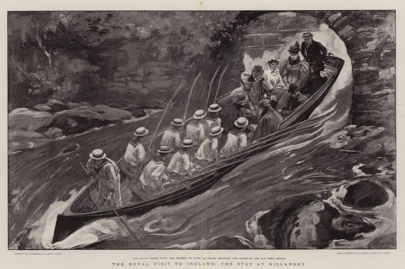 La visite royale en Irlande, le séjour à Killarney - William Hatherell