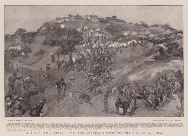 La guerre hispano-américaine, les Américains prennent d
