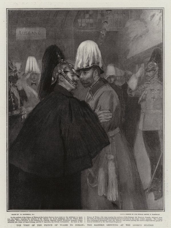 La visite du prince de Galles à Berlin, l