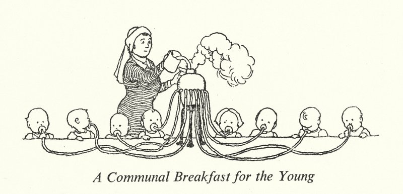 Un Petit-Déjeuner Communal pour les Jeunes - William Heath Robinson
