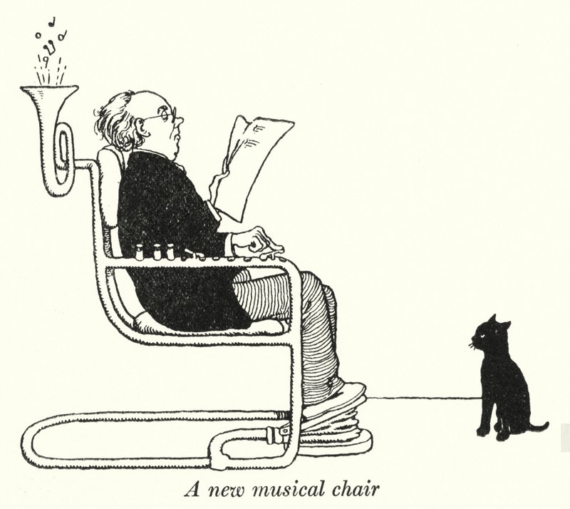 Une nouvelle chaise musicale - William Heath Robinson