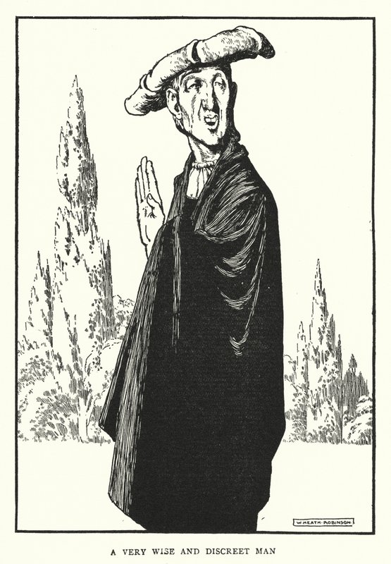 Un homme très sage et discret - William Heath Robinson