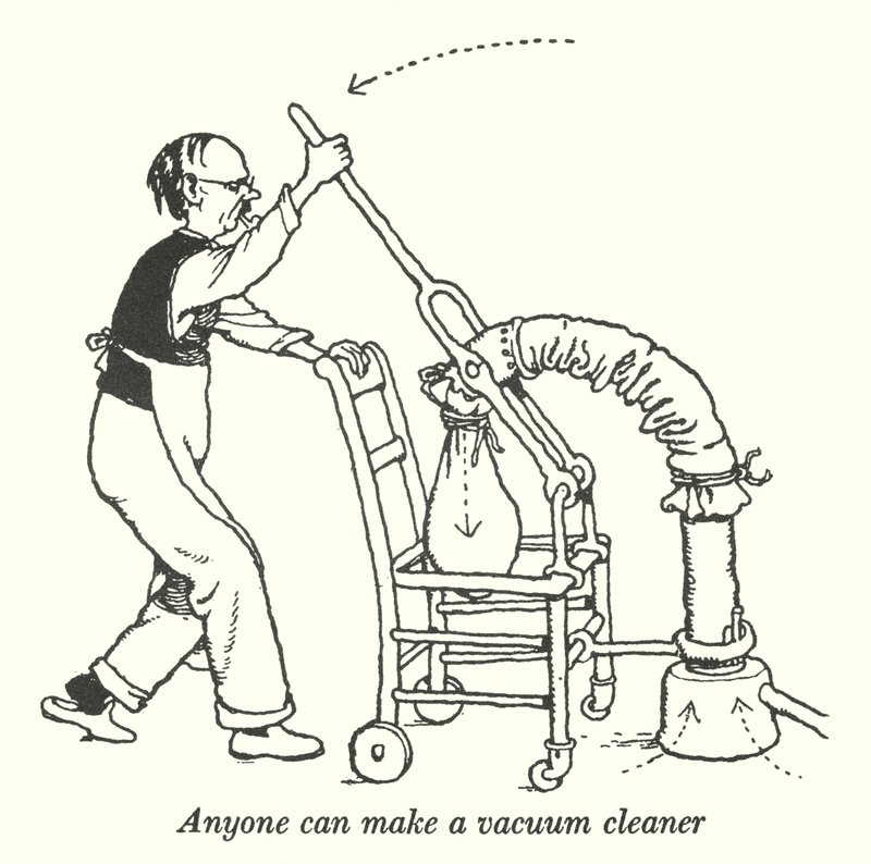 Tout le monde peut fabriquer un aspirateur - William Heath Robinson