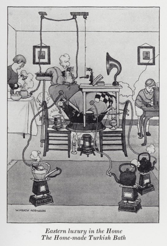 Luxe oriental à la maison, le bain turc fait maison - William Heath Robinson
