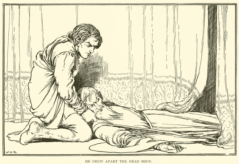 Il écarta le cadavre - William Heath Robinson