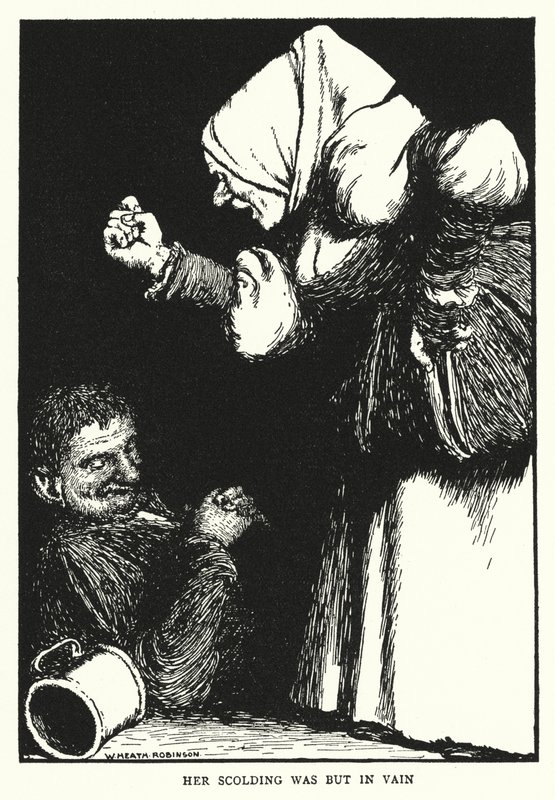 Ses réprimandes étaient vaines - William Heath Robinson