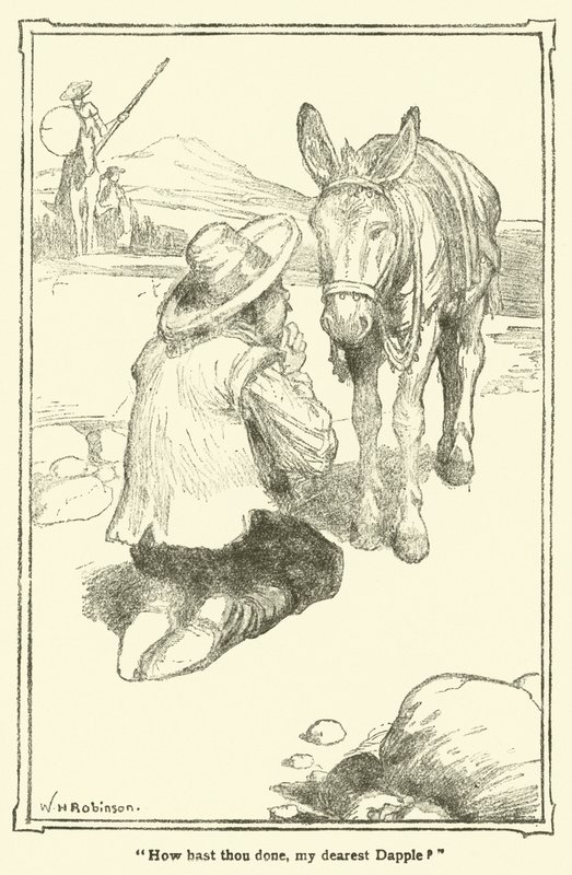 Illustration pour Don Quichotte - William Heath Robinson
