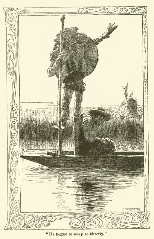 Illustration pour Don Quichotte - William Heath Robinson