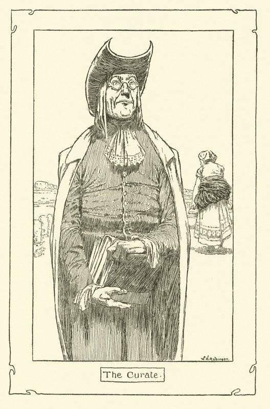 Illustration pour Don Quichotte - William Heath Robinson