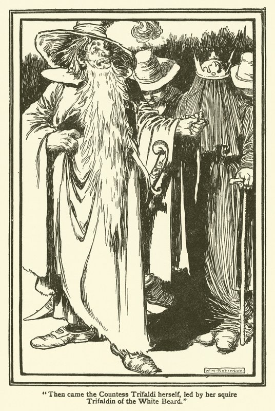 Illustration pour Don Quichotte - William Heath Robinson