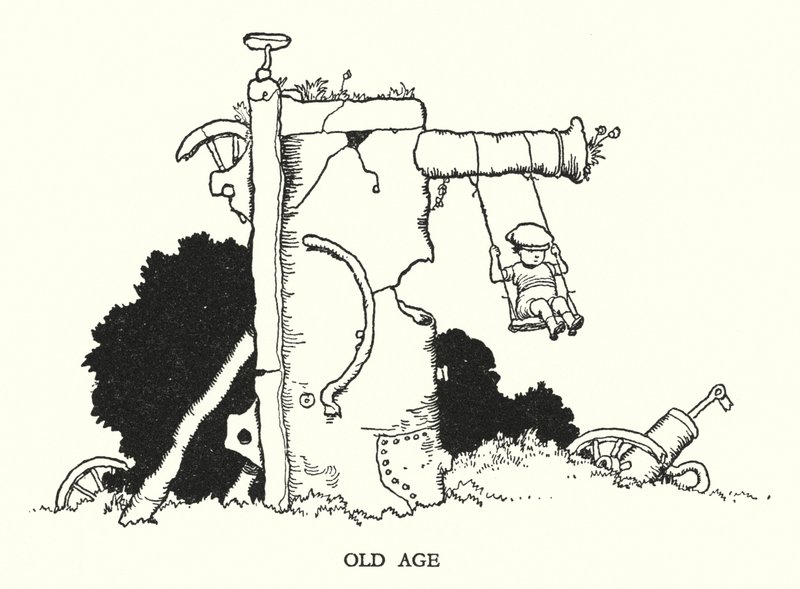 Illustration pour Railway Ribaldry par W Heath Robinson - William Heath Robinson