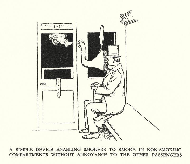 Illustration pour Railway Ribaldry par W Heath Robinson - William Heath Robinson