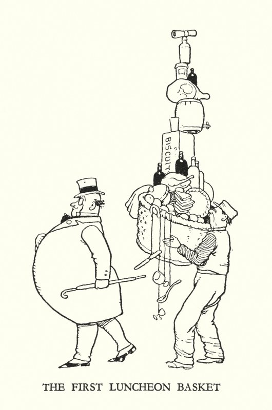 Illustration pour Railway Ribaldry par W Heath Robinson - William Heath Robinson