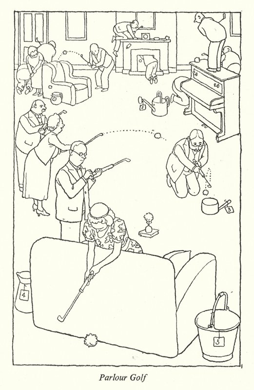 Golf de salon - William Heath Robinson