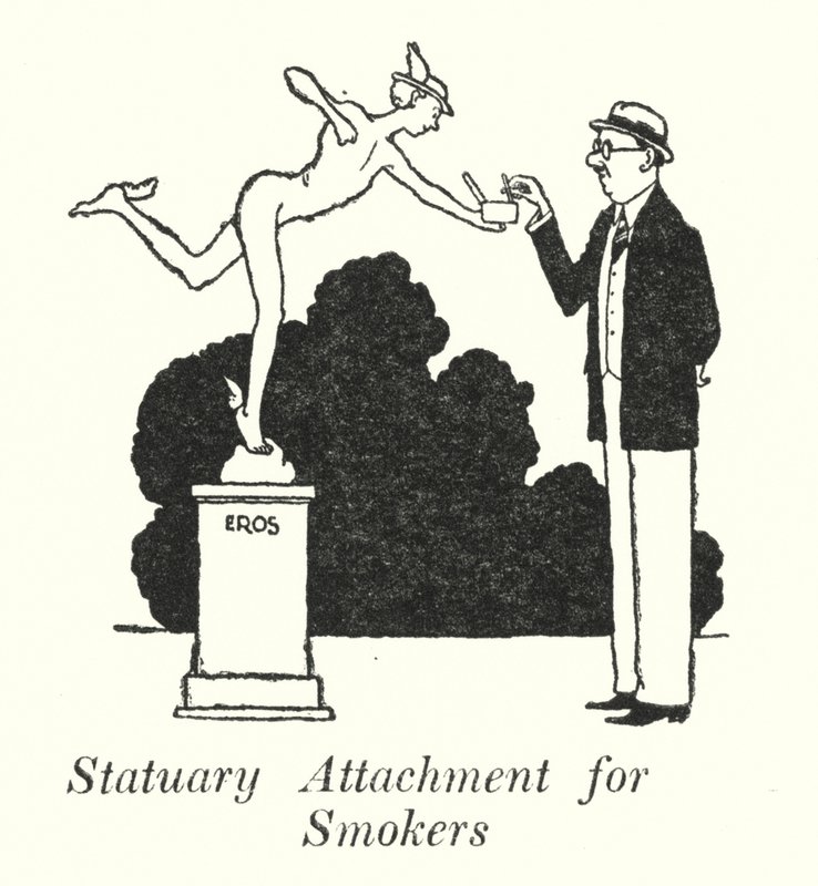 Attachement de statuaire pour fumeurs - William Heath Robinson