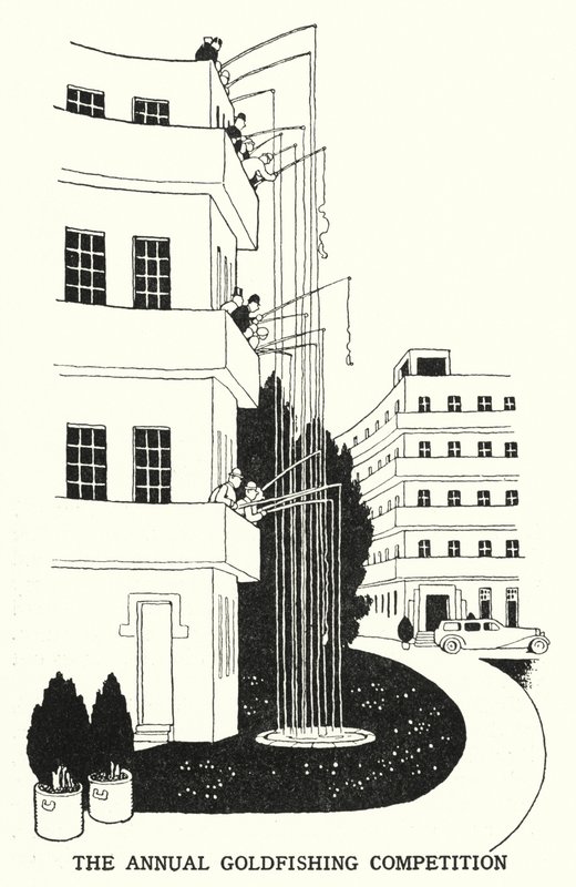 Le concours annuel de pêche à la ligne - William Heath Robinson