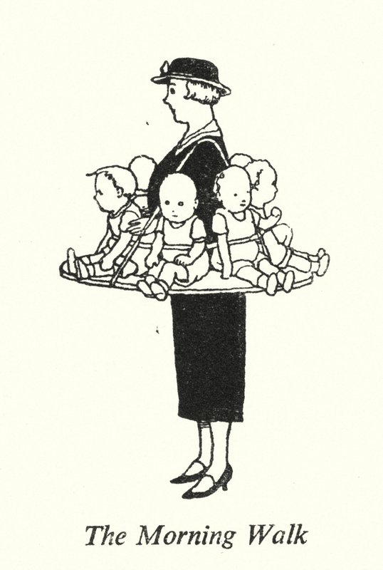 La promenade matinale - William Heath Robinson