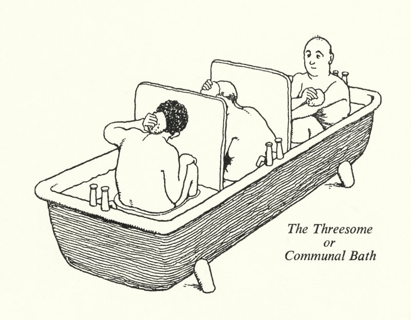 Le trio ou bain communautaire - William Heath Robinson