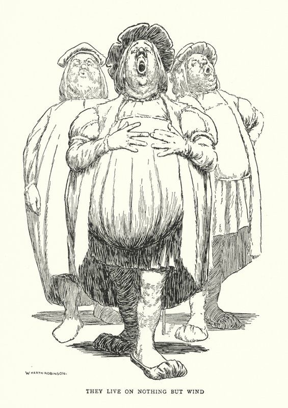 Ils ne vivent que de vent - William Heath Robinson